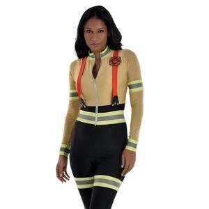 Amscan Women's Firefighter Costume Set - Comfortable Fit, Perfect for Halloween